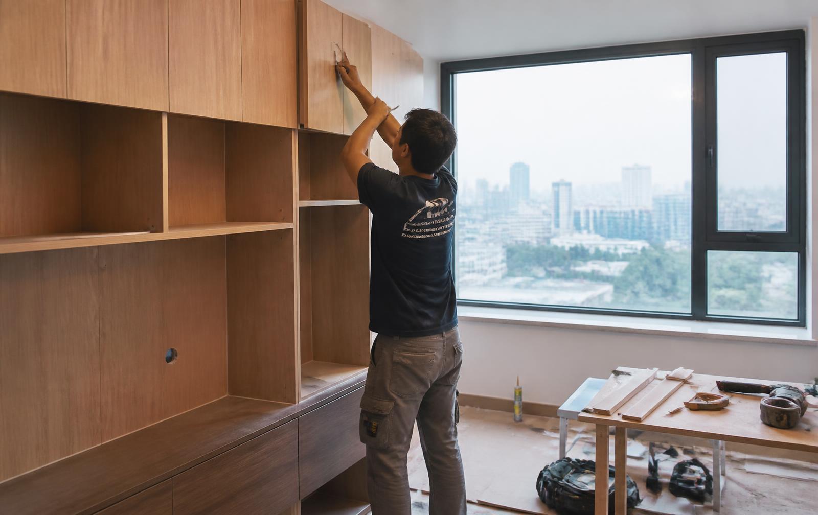 Trabajo real de Carpintería y cancelería: Closets, cocinas y ventanas a medida